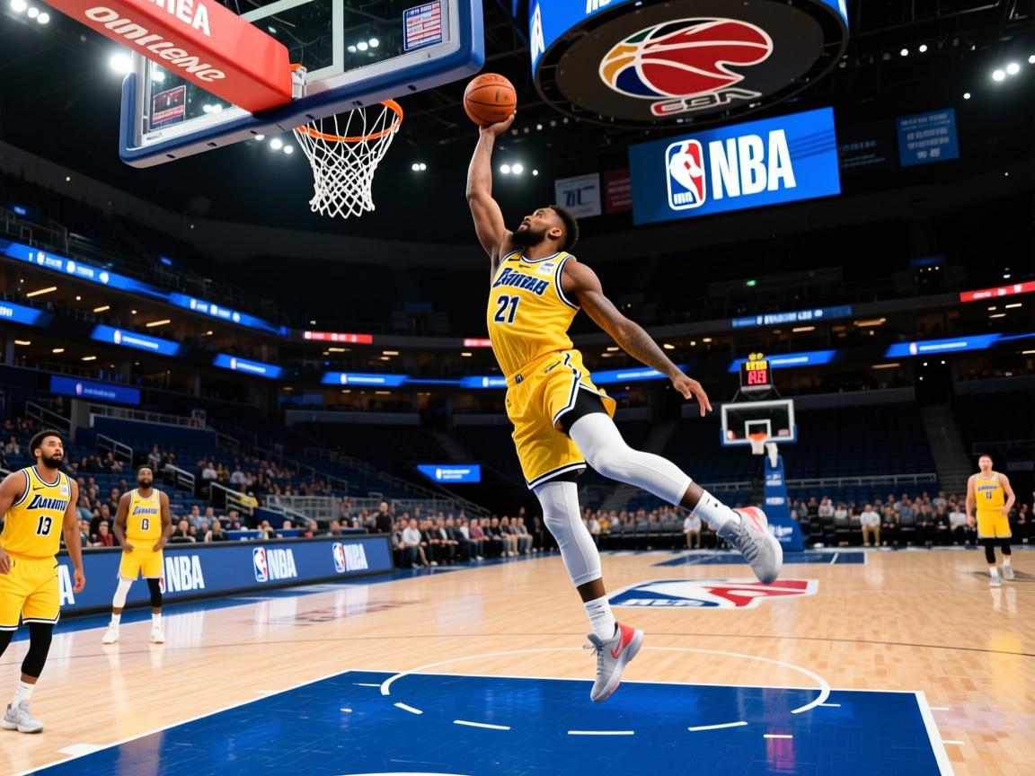 NBA球员技术展示：精彩扣篮引领球队实力  第3张