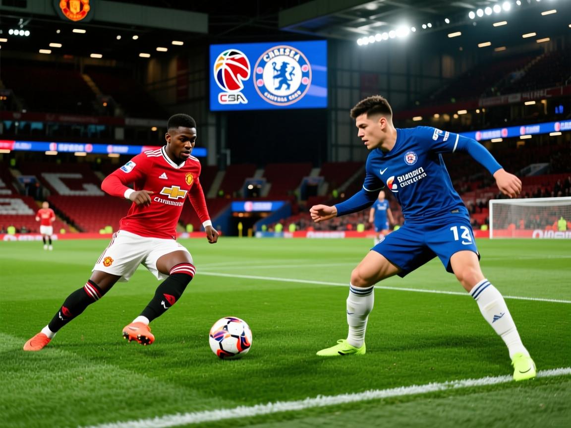 曼联与切尔西在绿茵场上展开较量